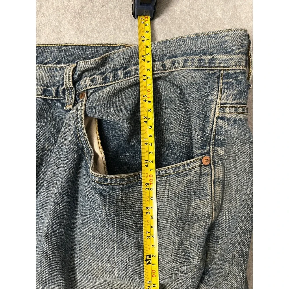 Vintage Polo Jeans Co. Jeans Mens 50x30 Loose Fit Straight Streetwear Denim Blue
